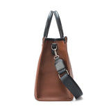 Women's Coffee Casual Solid Tote Bag