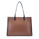 Women's Brown Casual Solid Tote Bag