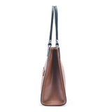 Women's Brown Casual Solid Tote Bag