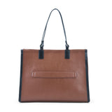 Women's Brown Casual Solid Tote Bag