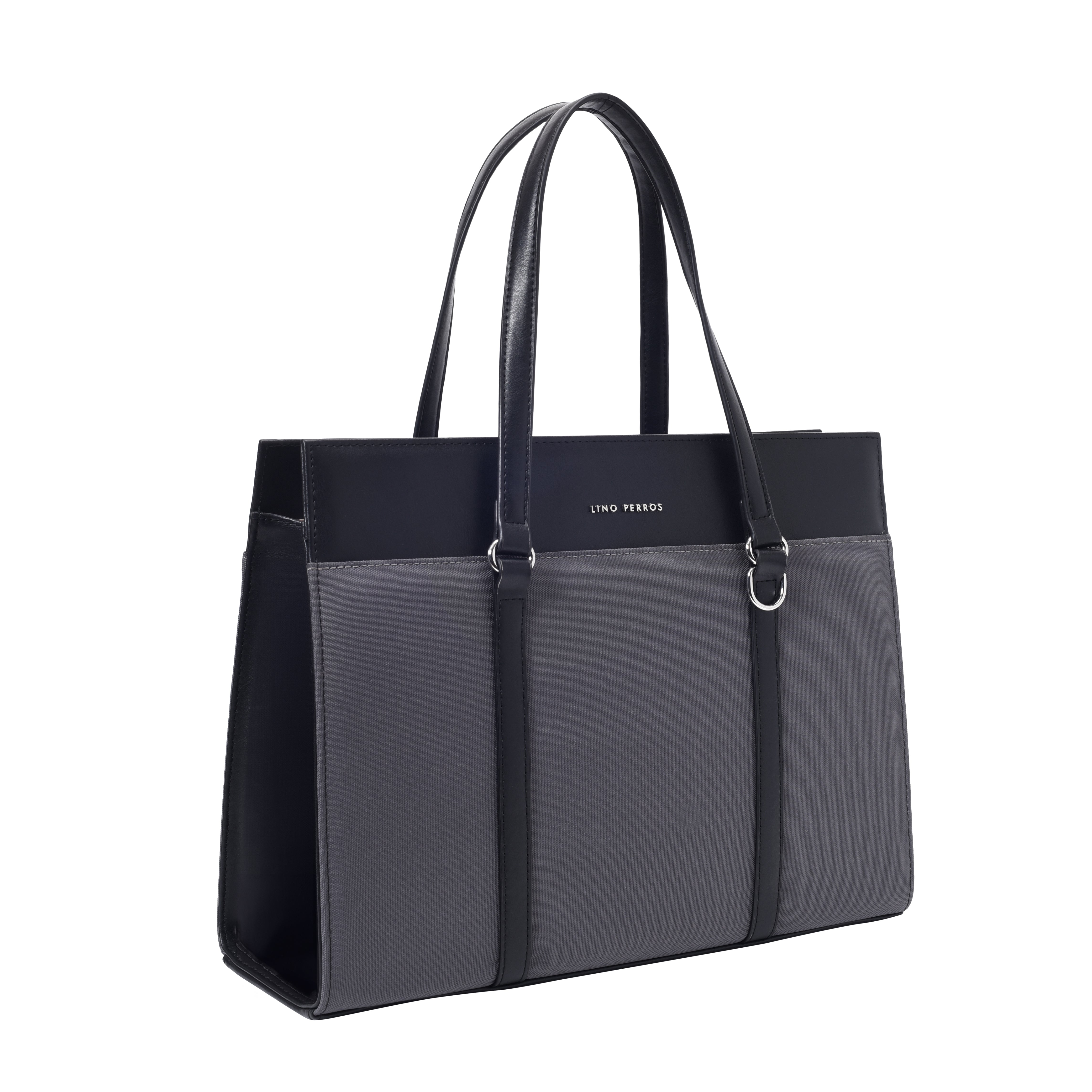 Women's Grey Casual Solid Tote Bag