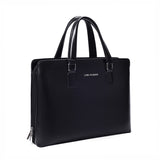 Unisex Black Casual Solid Shoulder Bag