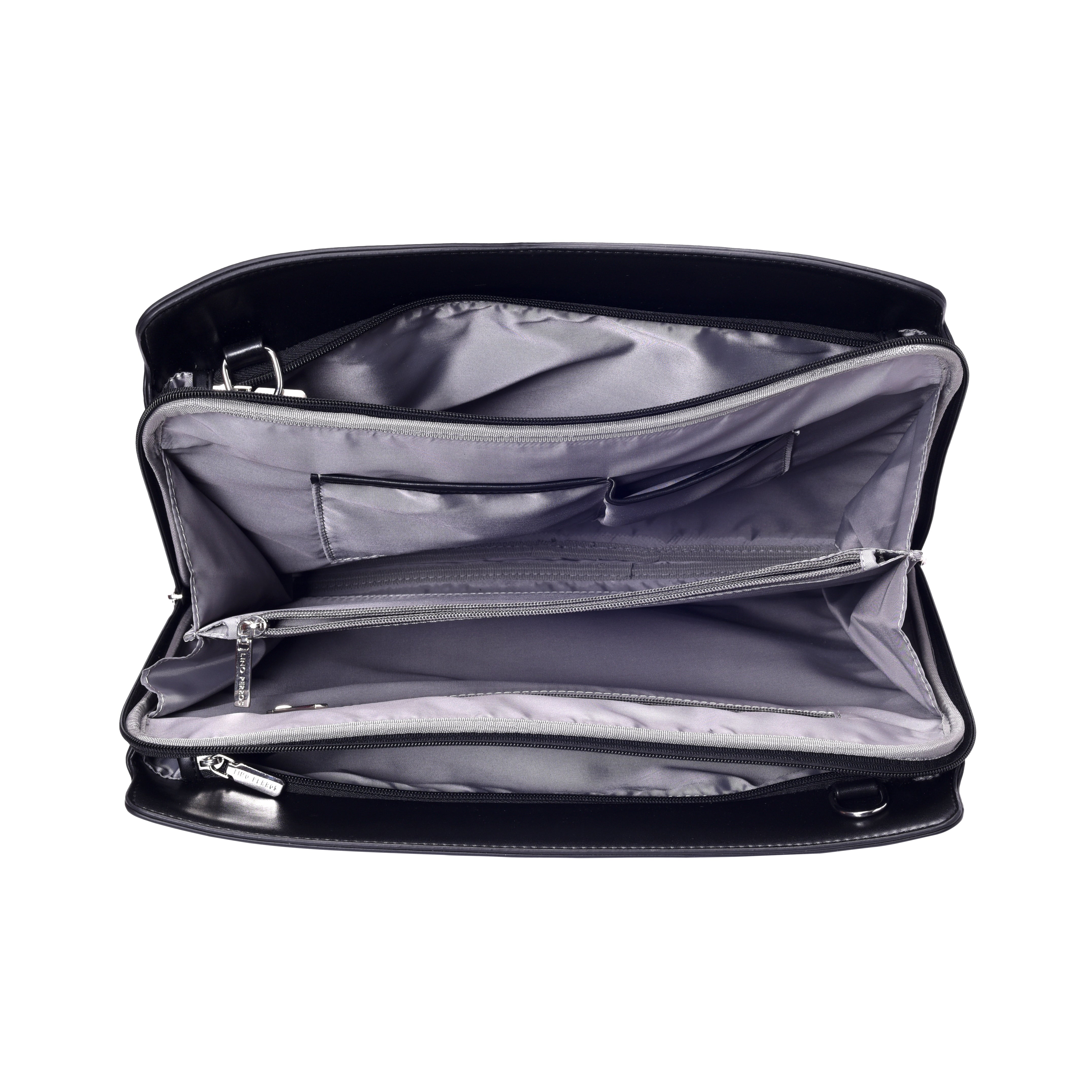 Unisex Black Casual Solid Shoulder Bag