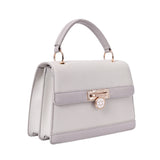 Women's Beige Casual Solid Satchel