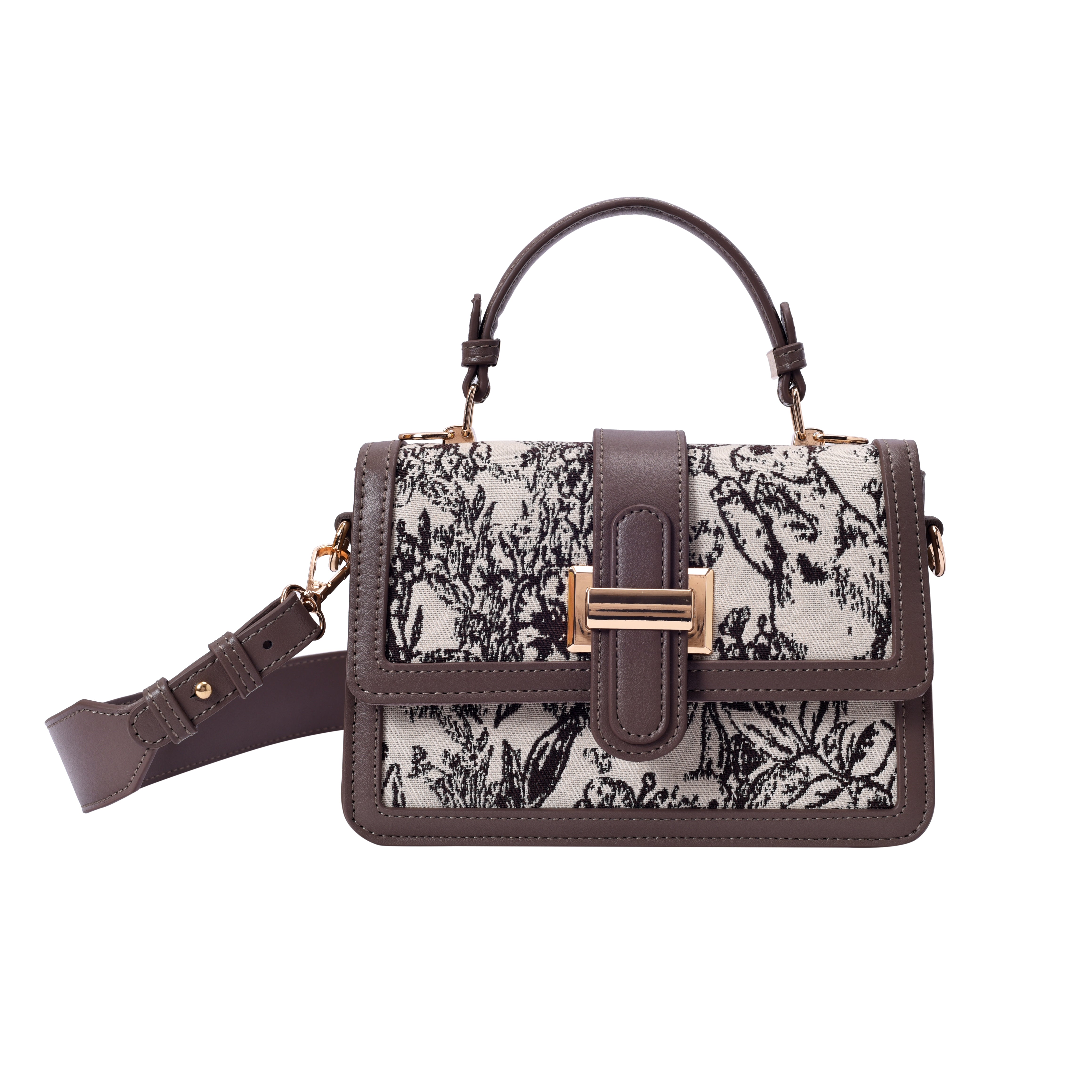 Women's Brown Casual Solid Satchel
