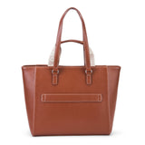Women's Tan Casual Solid Tote Bag