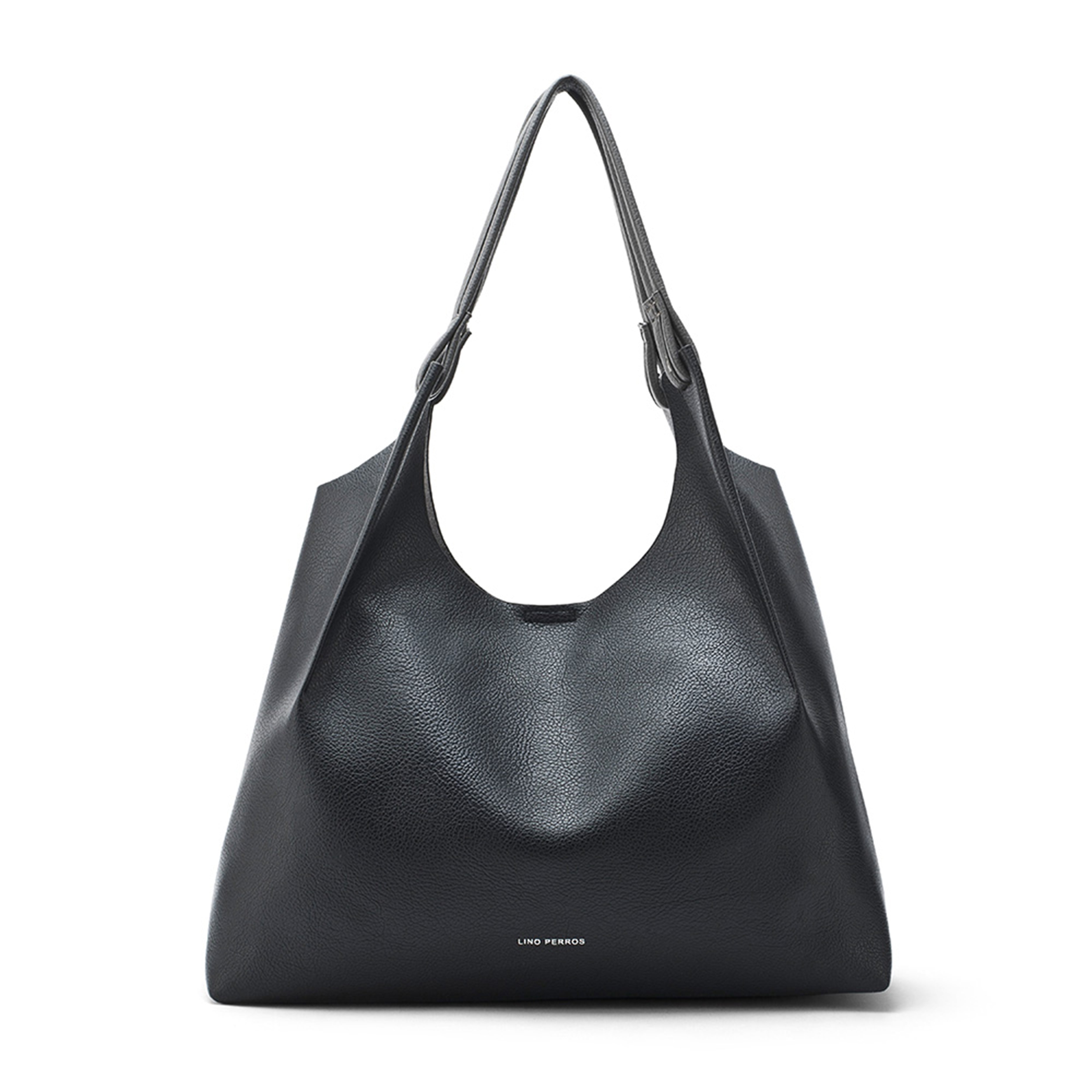 Women's Black Casual Solid Tote Bag