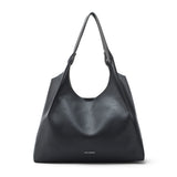 Women's Black Casual Solid Tote Bag