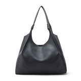 Women's Black Casual Solid Tote Bag