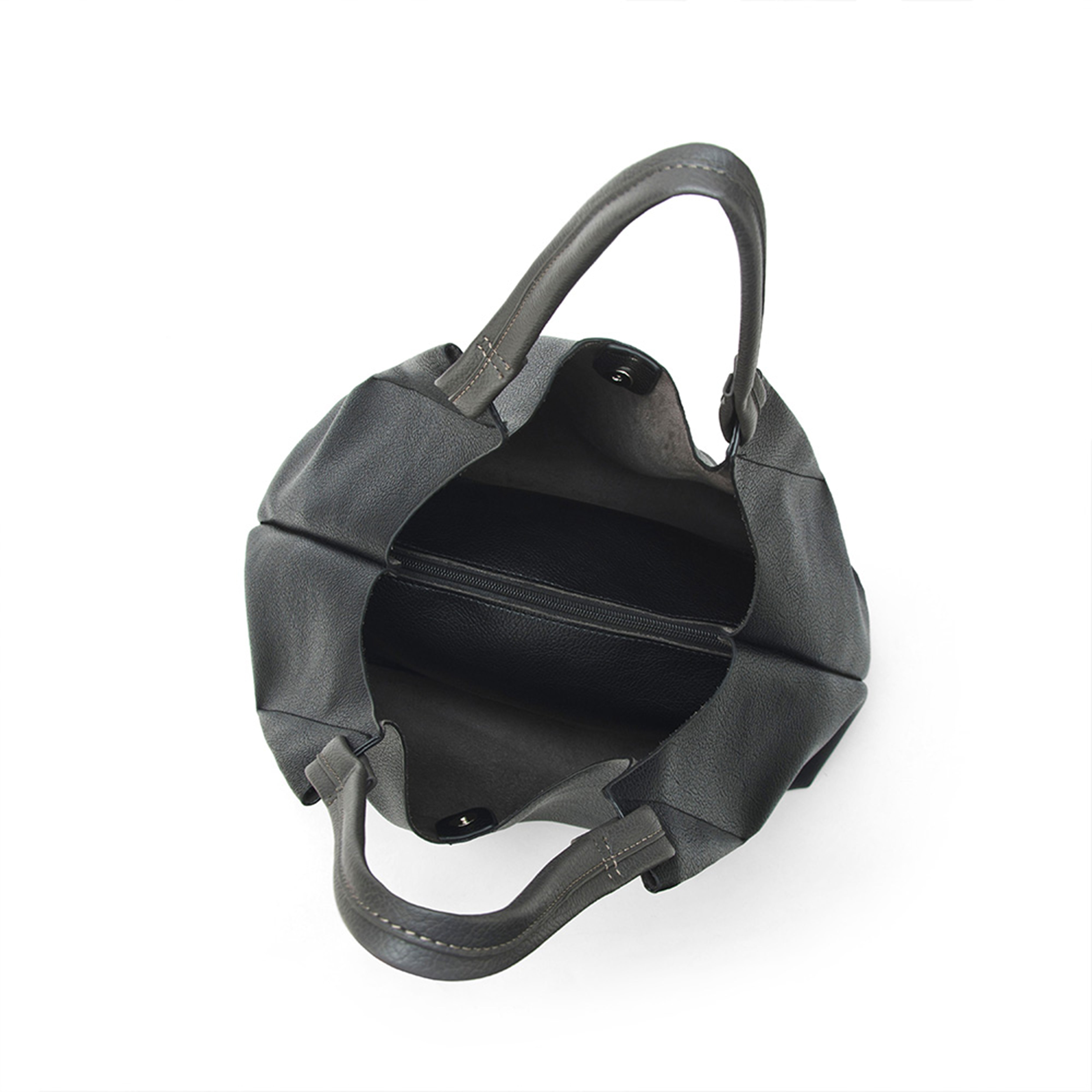 Women's Black Casual Solid Tote Bag