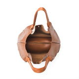 Women's Brown Casual Solid Tote Bag