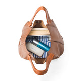 Women's Brown Casual Solid Tote Bag