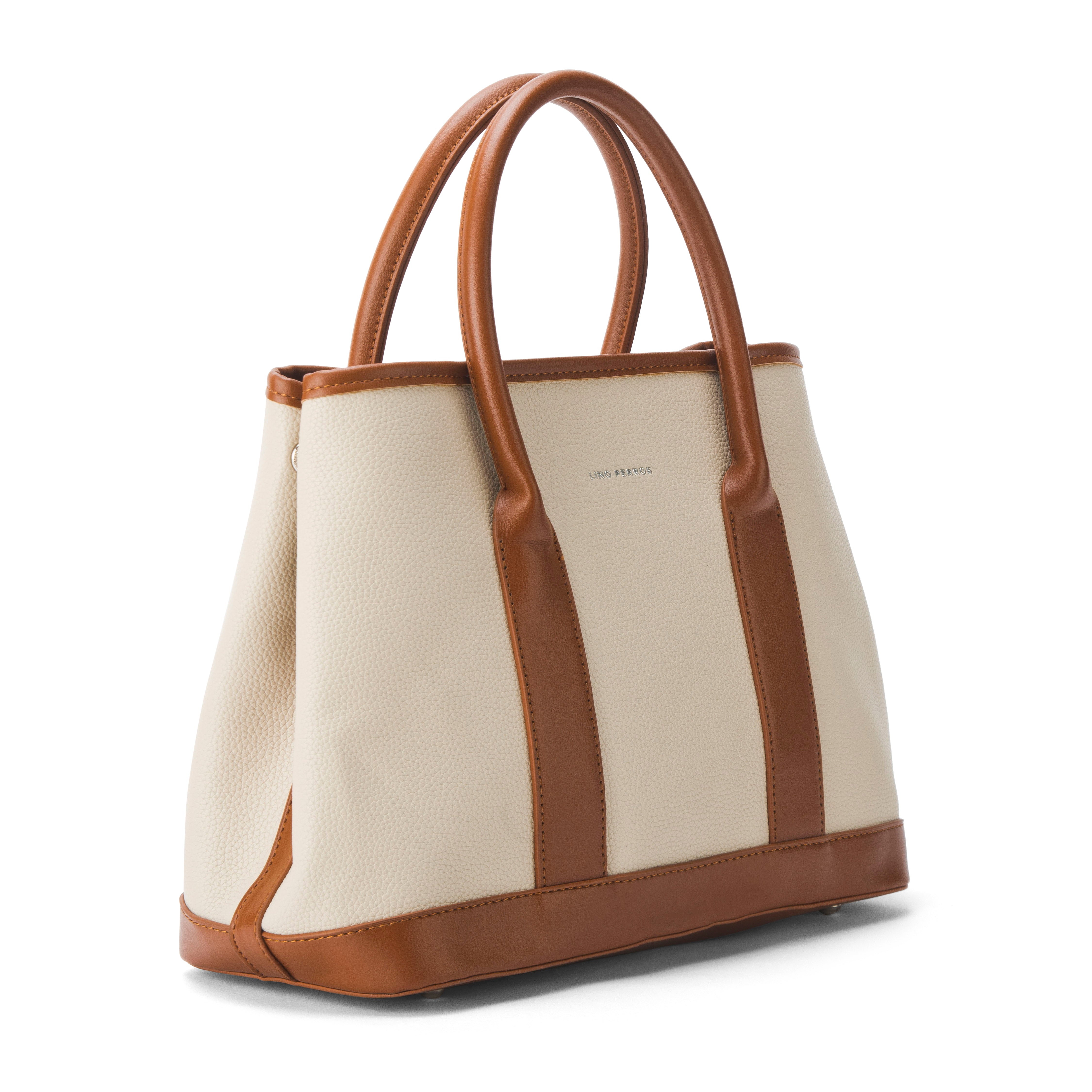 Women's Beige Casual Solid Satchel