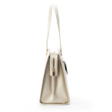 Women's Beige Casual Solid Tote Bag