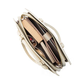 Women's Beige Casual Solid Tote Bag