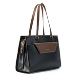 Women's Black Casual Solid Tote Bag