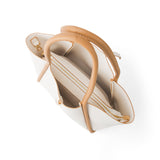 Women's Beige Casual Solid Tote Bag