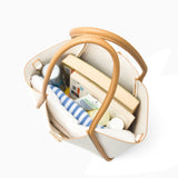 Women's Beige Casual Solid Tote Bag