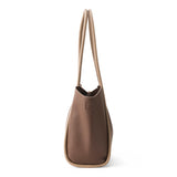 Women's Brown Casual Solid Tote Bag