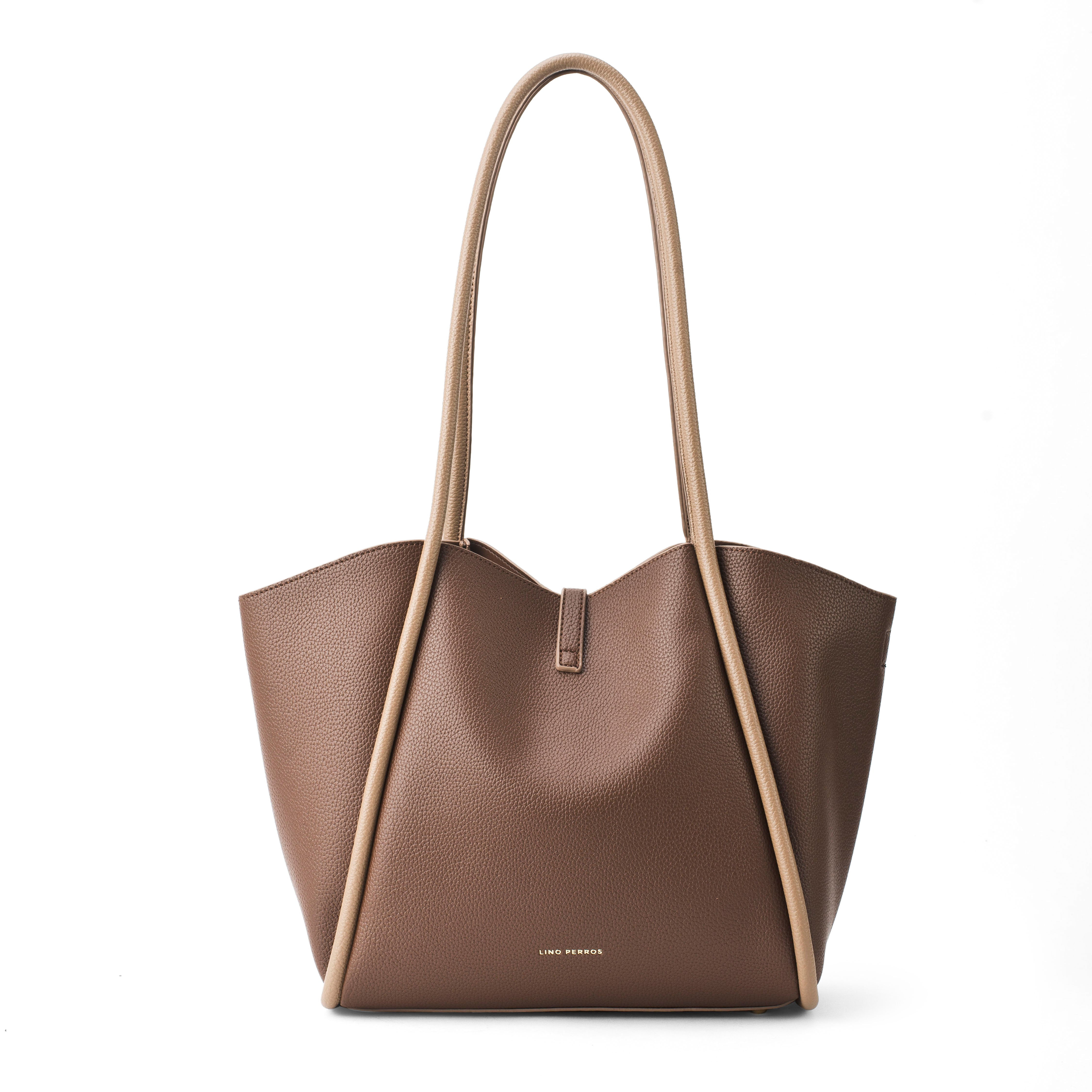 Women's Brown Casual Solid Tote Bag