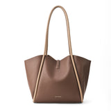 Women's Brown Casual Solid Tote Bag