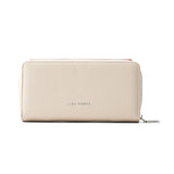 Women's Tan Casual Solid Two Fold Wallet