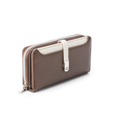 Women's Coffee Casual Solid Two Fold Wallet