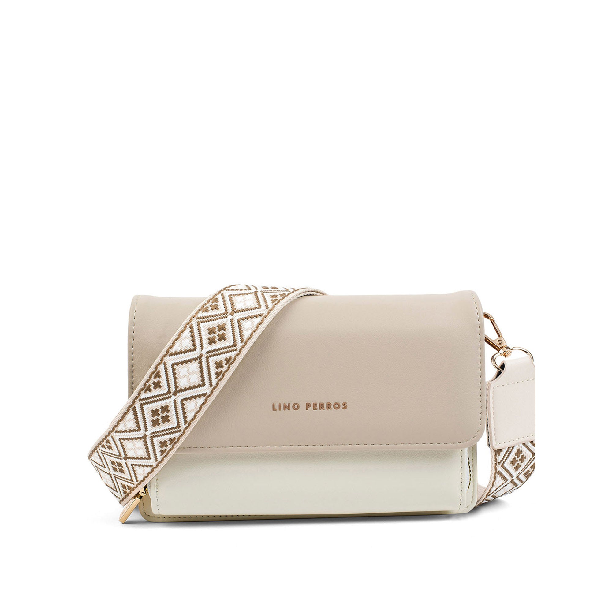 Women's Beige Casual Solid Sling Bag