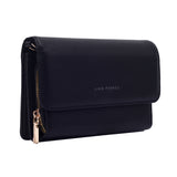 Women's Black Casual Solid Sling Bag