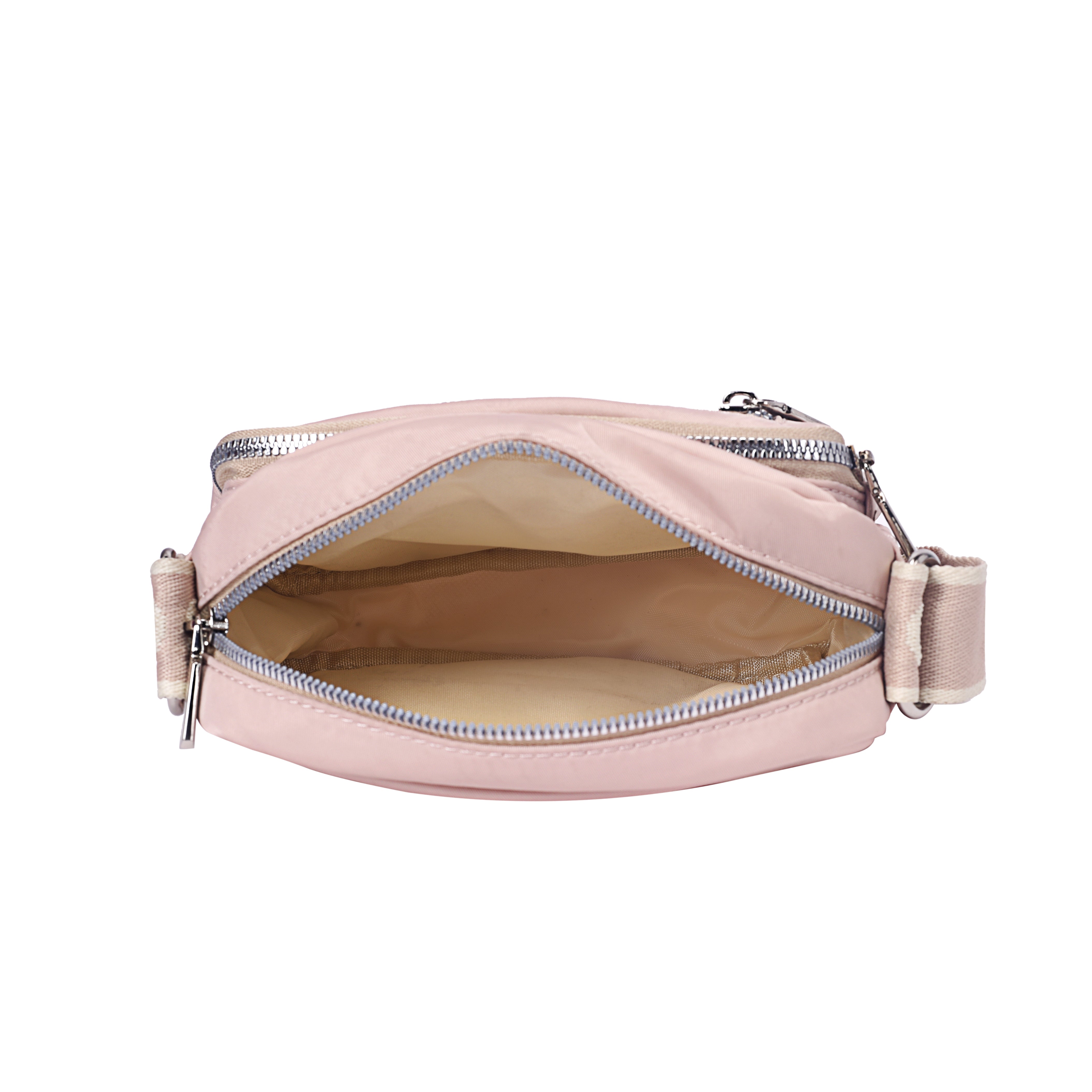 Unisex Peach Casual Solid Crossbody Bag