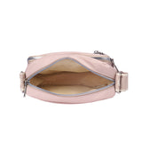 Unisex Peach Casual Solid Crossbody Bag