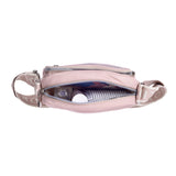 Unisex Peach Casual Solid Crossbody Bag