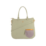 Women's Blocky Green Medium Tote Bag