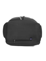 Unisex Black Casual Solid Backpack