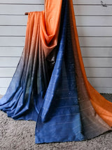 Women's Multicolor Viscose Polyester Saree