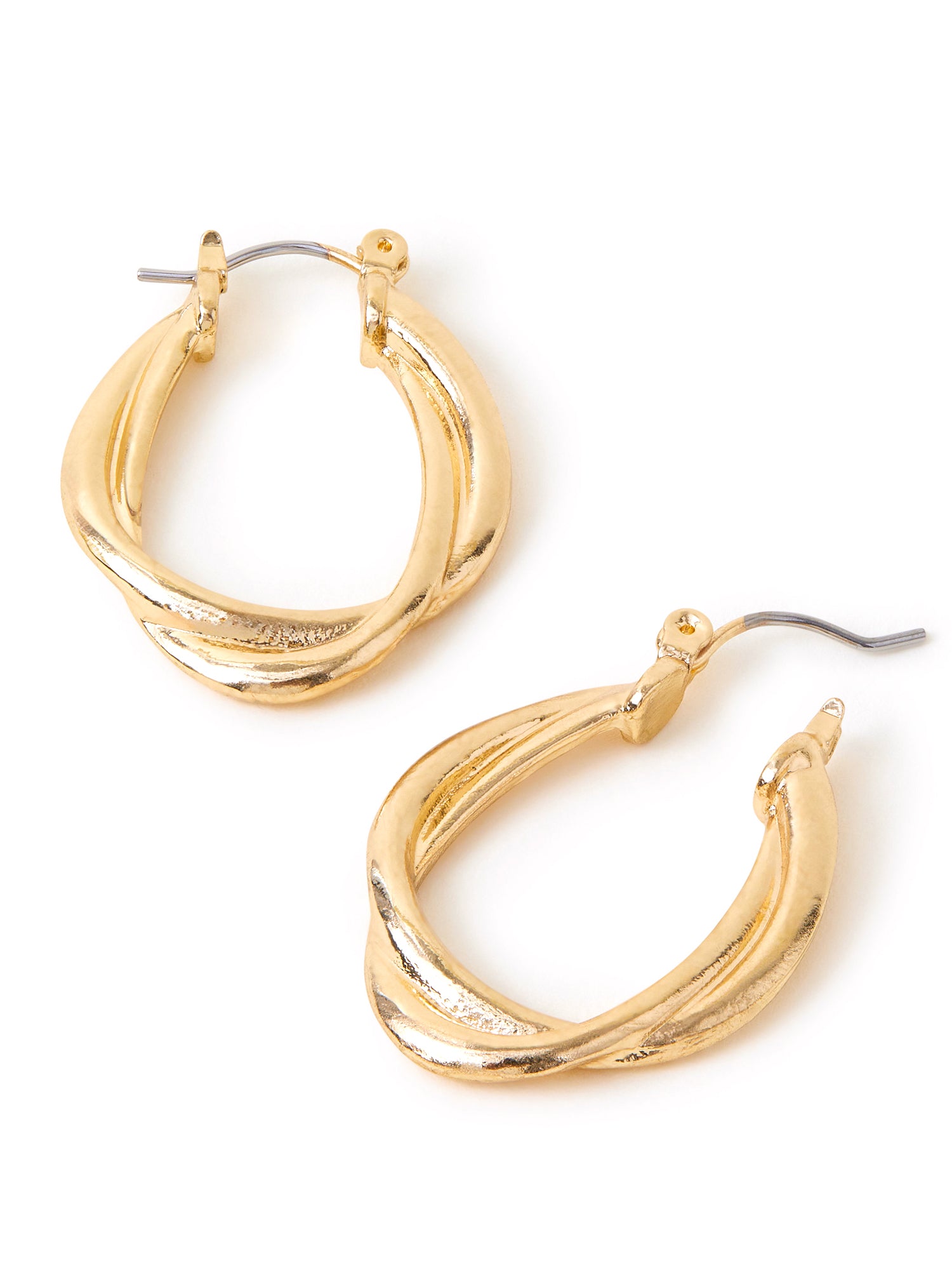 Women's Interlocked Hoop Earrings