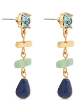 Women's Mixed Shape Stone Drop Earring
