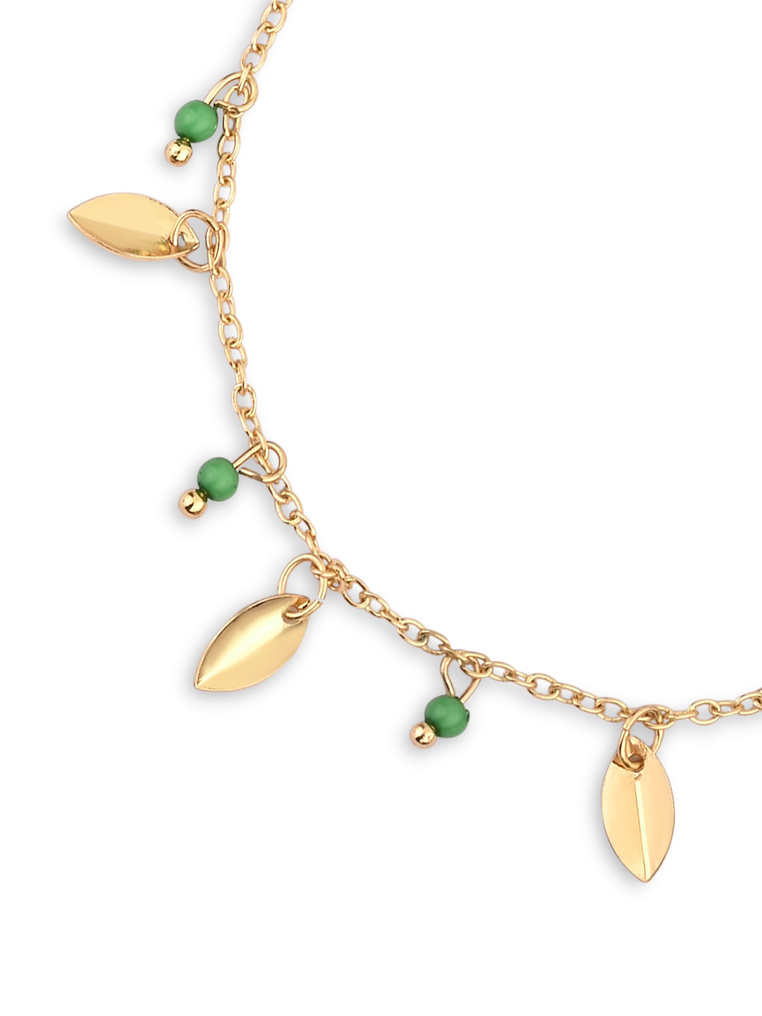 Women's Leaf Drop Anklet