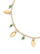 Women's Leaf Drop Anklet