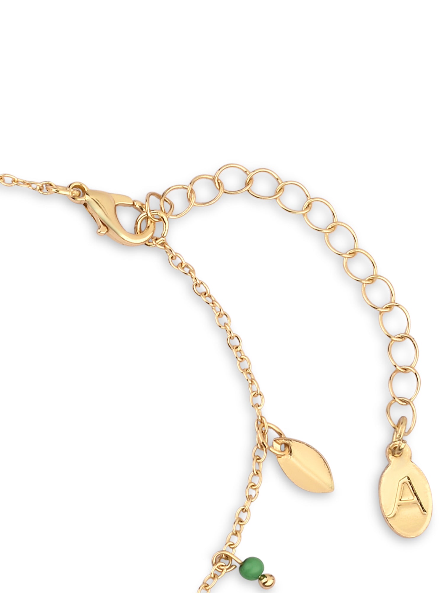 Women's Leaf Drop Anklet