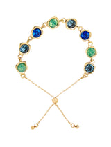 Women's Green Molten Gem Bracelet