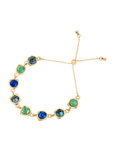 Women's Green Molten Gem Bracelet