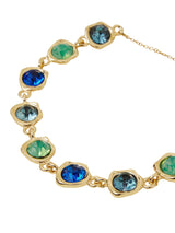Women's Green Molten Gem Bracelet