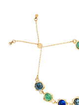 Women's Green Molten Gem Bracelet