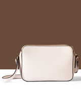 Women's Beige Casual Solid Sling Bag