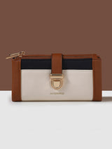 Women's Multicolor Casual Colorblocked Wallet