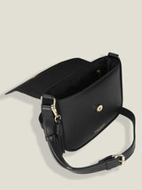 Women's Black Casual Solid Sling Bag