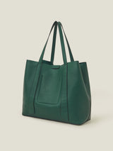 Women's Green Casual Solid Shoulder Bag