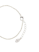 Women's Silver Celestial Heart Chain Bracelet