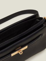Women's Black Casual Solid Sling Bag
